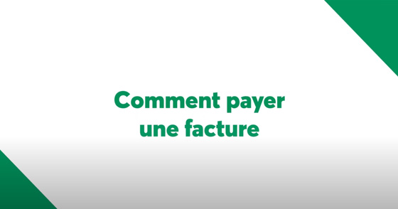 Comment payer une facture dans AccèsD 